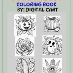 Vegetables coloring book for kids